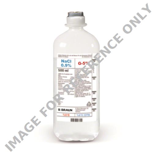 SOD.CHLOR.0,9%/GLUCOSE 5%    EP 500ML GB-null