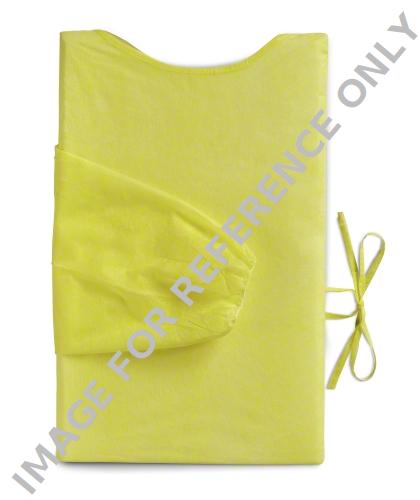 Visitor gown overhead white-null