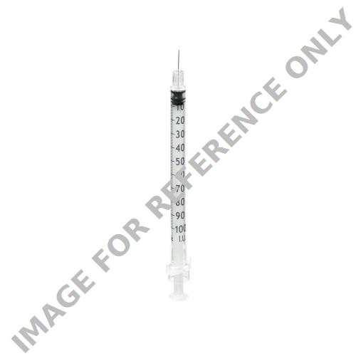 <p>Omnican® 100, Insulinspritze für U100-Insulin (100 I.U./ml), latexfrei, Kanüle: 0,30 x 8 mm/30 G x 5/16", 1 ml Füllvolumen, Spenderkarton 100 Stück, einzeln verpackt</p>-null