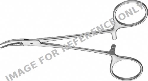 HALSTED (MOSQUITO) Arterienklemme, gebogen, 125 mm (5"), fein, gerieft-null