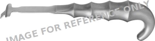 RICHTER Écarteur endodontique, coudé, 45 °, 200 mm (7 7/8"), Fig. 3, larg. lame/mors: 15 mm-null