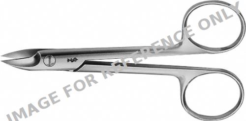 BEEBE Wire cutting scissors, straight, sharp/sharp, 110 mm, 4 3/8