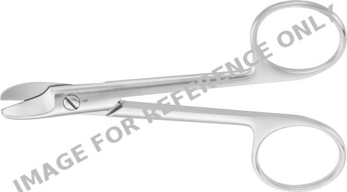 BEEBE Plate Scissors (Crown Scissors), curved, heavy pattern, serrated ...