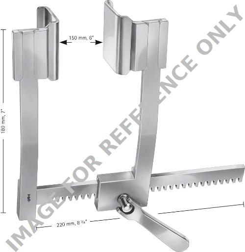 AESCULAP FF810R FF808R 医療用器具 DE BAKEY Sternum/Rib Retractor, complete retra | B. Braun