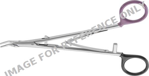 Clip-Anlegezange, DS single-fire, Größe SM, violett, gewinkelt, 25 °, 190 mm (7 1/2"), zu verw. mit PL453SU-null