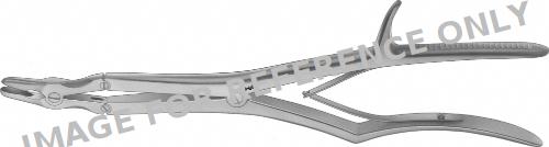 SYPERT Rongeur à os, droite, 360 mm (14 1/4"), longueur de mors: 17 mm, larg. lame/mors: 7 mm-null