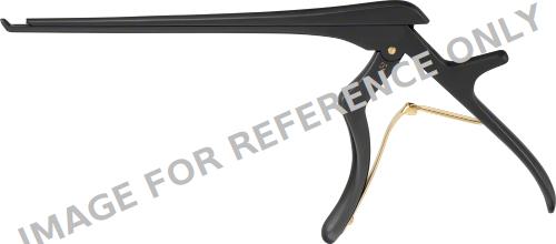 KERRISON Noir® Bone Punch, fully-detachable, straight, 130 °, upwards cutting, 180 mm (7"), Width: 2.500 mm, open. Width: 10 mm, black, rec. Storage: JF120R-null