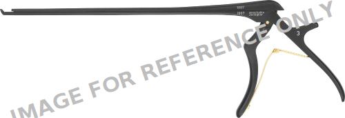 KERRISON Noir® Bone Punch, fully-detachable, straight, 130 °, upwards cutting, 280 mm (11"), Width: 3 mm, open. Width: 10 mm, black, rec. Storage: JF120R-null