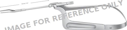 PERNECZKY/CRISTANTE XS Micro Forceps, straight, 200 mm (7 7/8"), work. length: 70 mm, jaw width: 0.90 mm, bayonet-shaped-null
