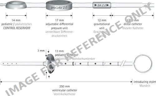 proGAV® 2.0 SHUNT SYSTEM WITH PEDIATRIC CONTROL RESERVOIR-null