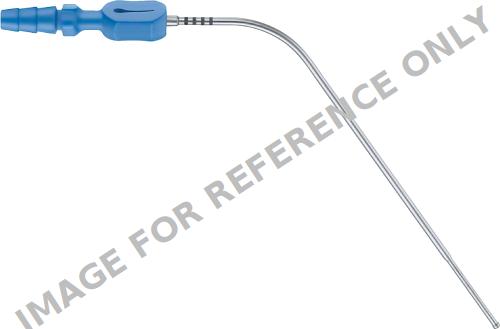 RAABE Canule d'aspiration, 185 mm (7 1/4"), incurvé, 60 °, Ø 6FR, Ø 2 mm, cylindrique, larme, rigide, largeur travail: 140 mm-null