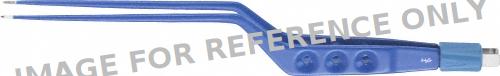 YASARGIL BIPROTECT Bipolar Forceps, straight, 215 mm (8 1/2"), work. Length: 95 mm, Jaw Width: 0.80 mm, bayonet-shaped, partly insulated tip, Aesculap tab connector-null