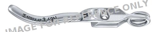 AESCULAP® BULLDOG CLIPS, Gefäss-Clip gebogen, 25 mm, 3.43N, arteriell-null