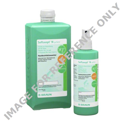 <p>Softasept® N colored</p>-<p>Alcohol basedskin disinfection</p>