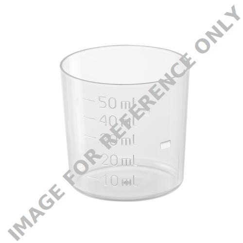 Measuring cup-<p>Dosage aid</p>