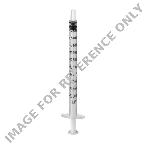 <p>Omnifix<sup>®</sup>-H Luer Solo</p>-<p>3-delige spuiten voor eenmalig gebruik voor fijne dosering met heparinegraduatie, Luer-connector en zonder naald</p>