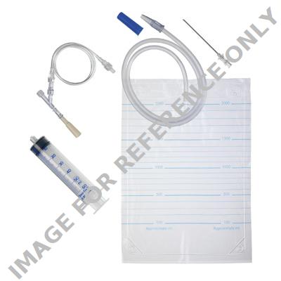 <p>Pleurofix® No. 2</p>-<p>Disposable set used for puncture and closed transient drainage of the pleural cavity with double anti-reflux valve</p>