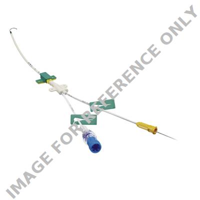 Certofix® protect Duo-<p>Antimicrobially modified double-lumen catheter sets for catheterization of the vena cava according to the Seldinger method with the possibility of ECG based Central Venous Catheter tip placement and position control</p>
