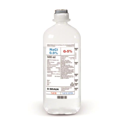 product.alt Sodium Chloride 9 mg/ml and Glucose 50 mg/ml B. Braun Solution for Infusion
