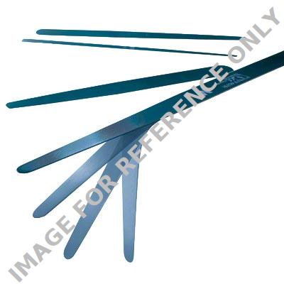 <p>Noir® Spatulas</p>-<p>Black coated, smooth and tapered spatulas for less OR light reflection</p>