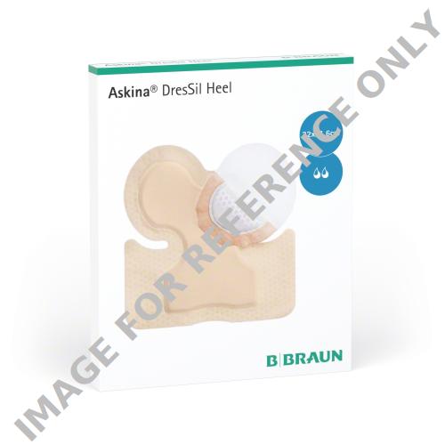 <p>Askina<sup>®</sup> DresSil Heel</p>
-<p>Adhesive silicone foam dressing with border for the heel</p>
