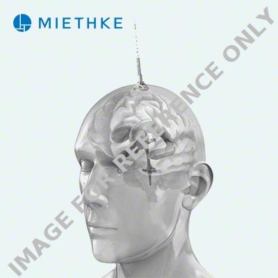 <p>MIETHKE THOMALE GUIDE</p>-<p>Gjenbrukbart instrument for kontrollert plassering av ventrikkelkatetere</p>