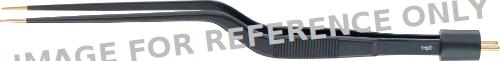 CUSHING Bipolar Forceps, straight, 190 mm (7 1/2"), working length: 90 mm (3 1/2"), bayonet-shaped, insulated, width: 1 mm-null